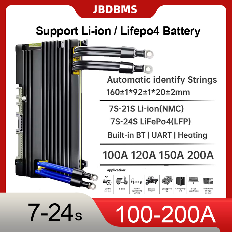 Smart Bms 24S 200A Bluetooth Lifepo4 - JBD BMS 16S 48V Lifepo4 200A統合Bluetooth