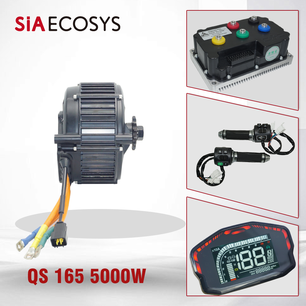 QSMOTOR QS165 V2 5000W 72V 35H - Mid Drive Motor Kit 72V 5000W のレビューと価格